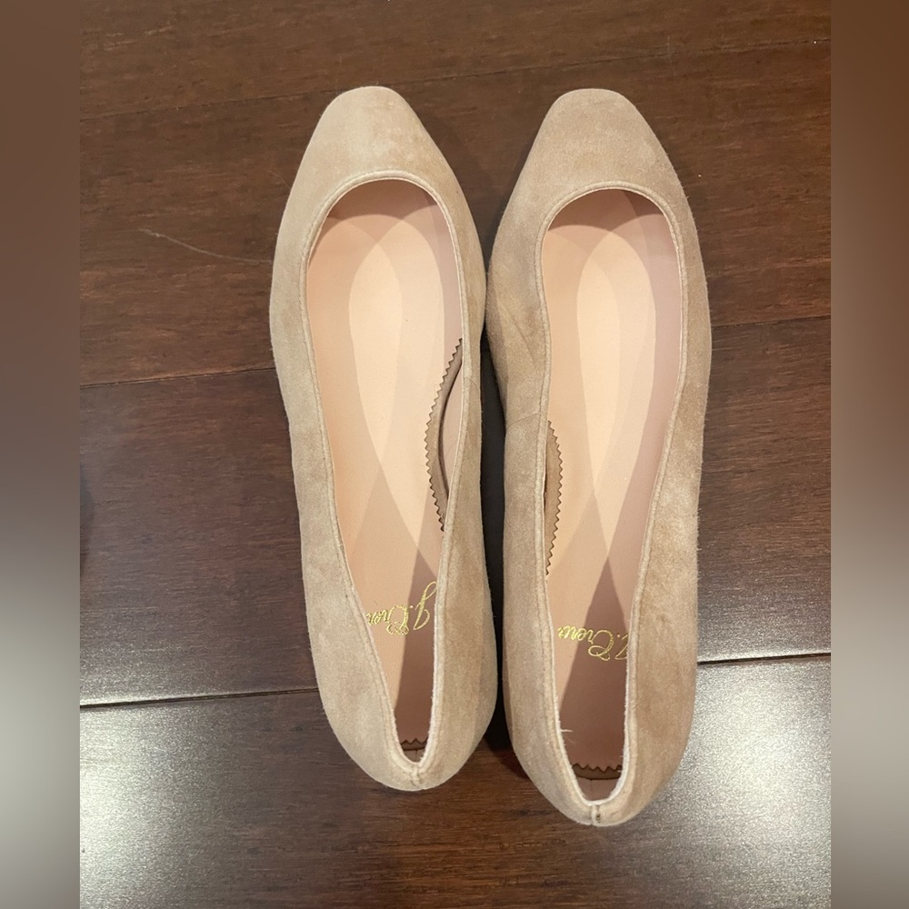 SOLD DO NOT PURCHASE jcrew nwot nude Tan Suede Women's Flats 7m